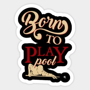 Play Pool Sticker